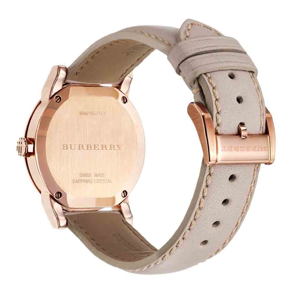 Burberry Women's BU9109 Beige Leather Strap Women's Watch BU9109 - Kiwi Watches #3