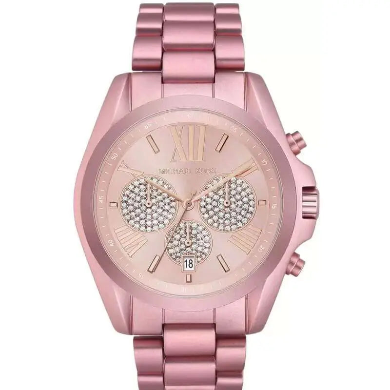 Michael Kors Bradshaw Pink-Tone Women's Watch - MK6752
