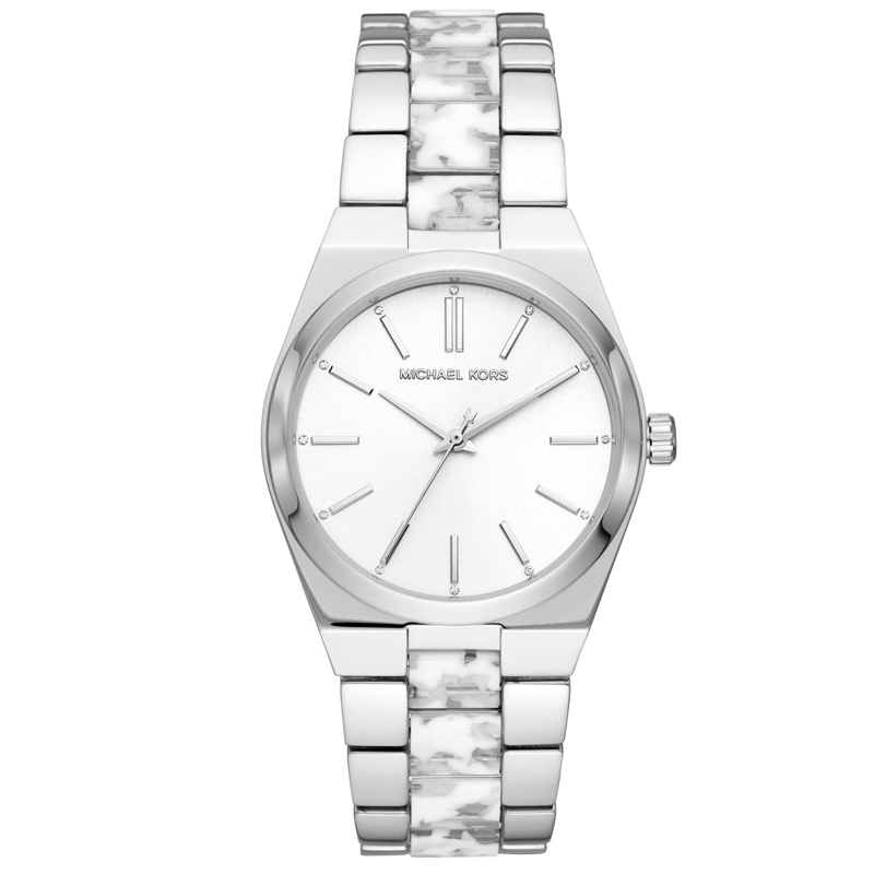 Michael Kors Channing White Dial Silver Women's Watch - MK6649