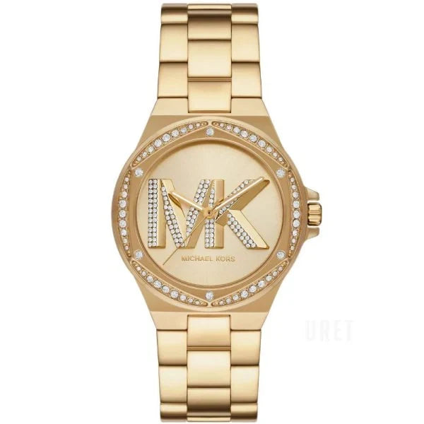Michael Kors Lennox Three Hand Gold-Tone Women's Watch - MK1062