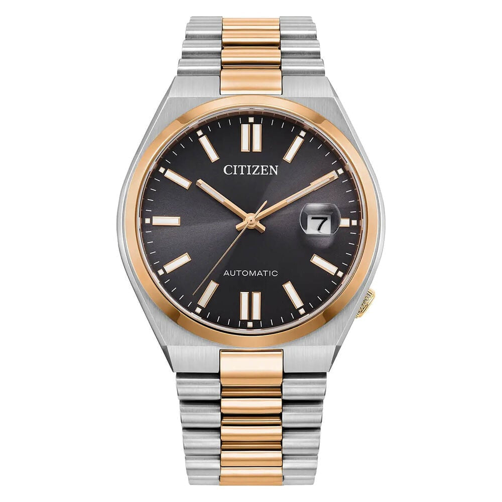 Citizen Tsuyosa Automatic 40mm Black Dial Two-Tone Stainless Steel Watch – NJ0154-80H