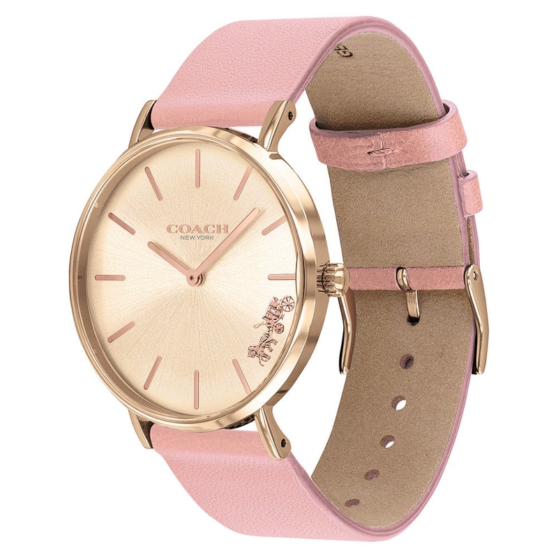 Coach Delancey Quartz Pale Rose Dial Ladies Watch 14503332