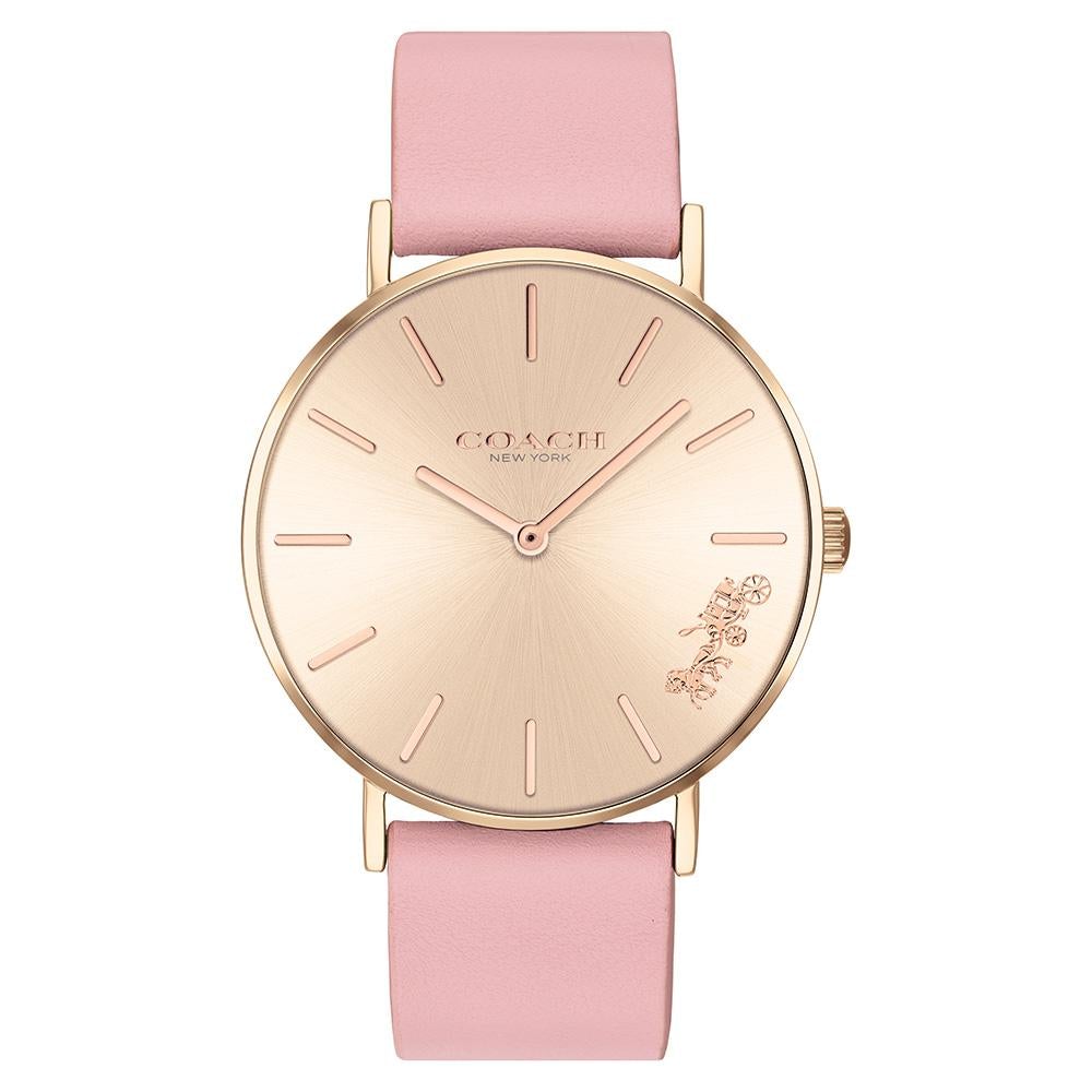 Coach Delancey Quartz Pale Rose Dial Ladies Watch 14503332