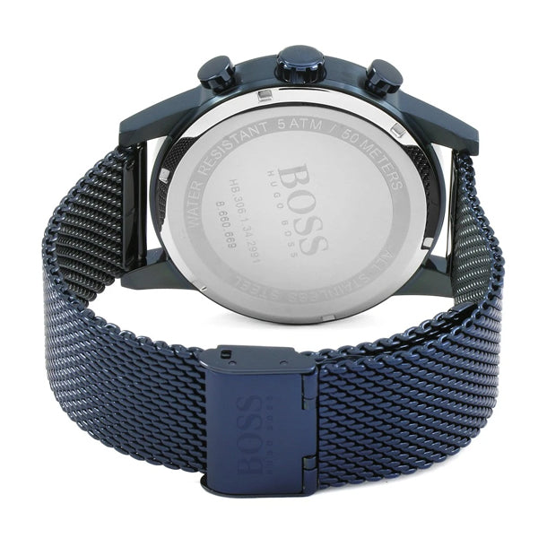 Hugo Boss Navigator GQ Edition Chronograph Men's Watch 1513538 Water resistance: 50 metres Movement: Quartz