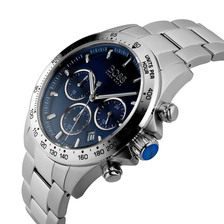 Hugo Boss Hero Silver Chronograph Men's Watch 1513755 - Dawson Watches #2
