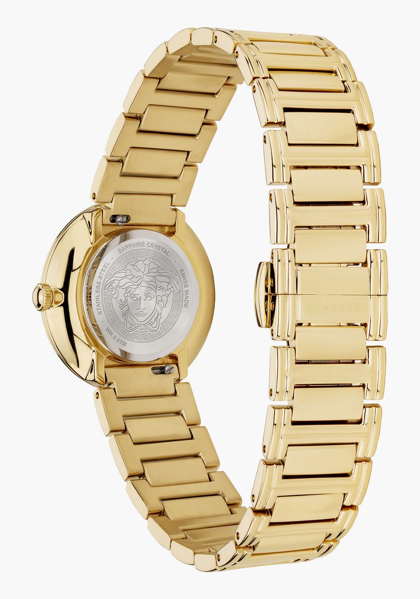 Versace Virtus Gold Mini Red Dial Women's Watch VET300321 - Dawson Watches #3
