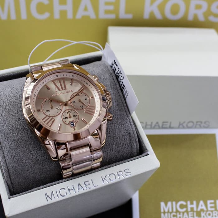 Michael Kors Bradshaw Chronograph Dial Ladies Watch MK5503 Water resistance: 100 meters / 330 feet Movement: Quartz