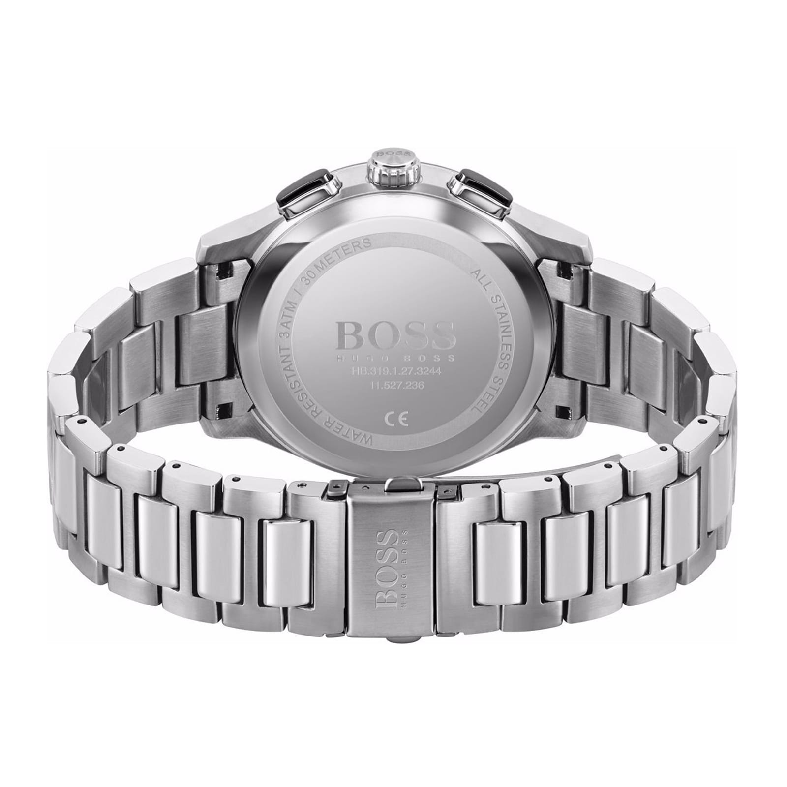 Hugo Boss Peak Silver Chronograph Men's Watch 1513762 - Dawson Watches #3