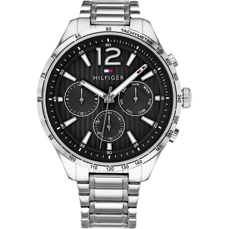 Tommy Hilfiger Gavin Chronograph Black Dial Men's Watch 1791469 - Kiwi Watches
