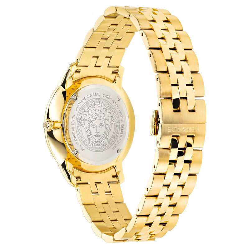 Versace Audrey Quartz Grey Dial Ladies Watch VELR00719