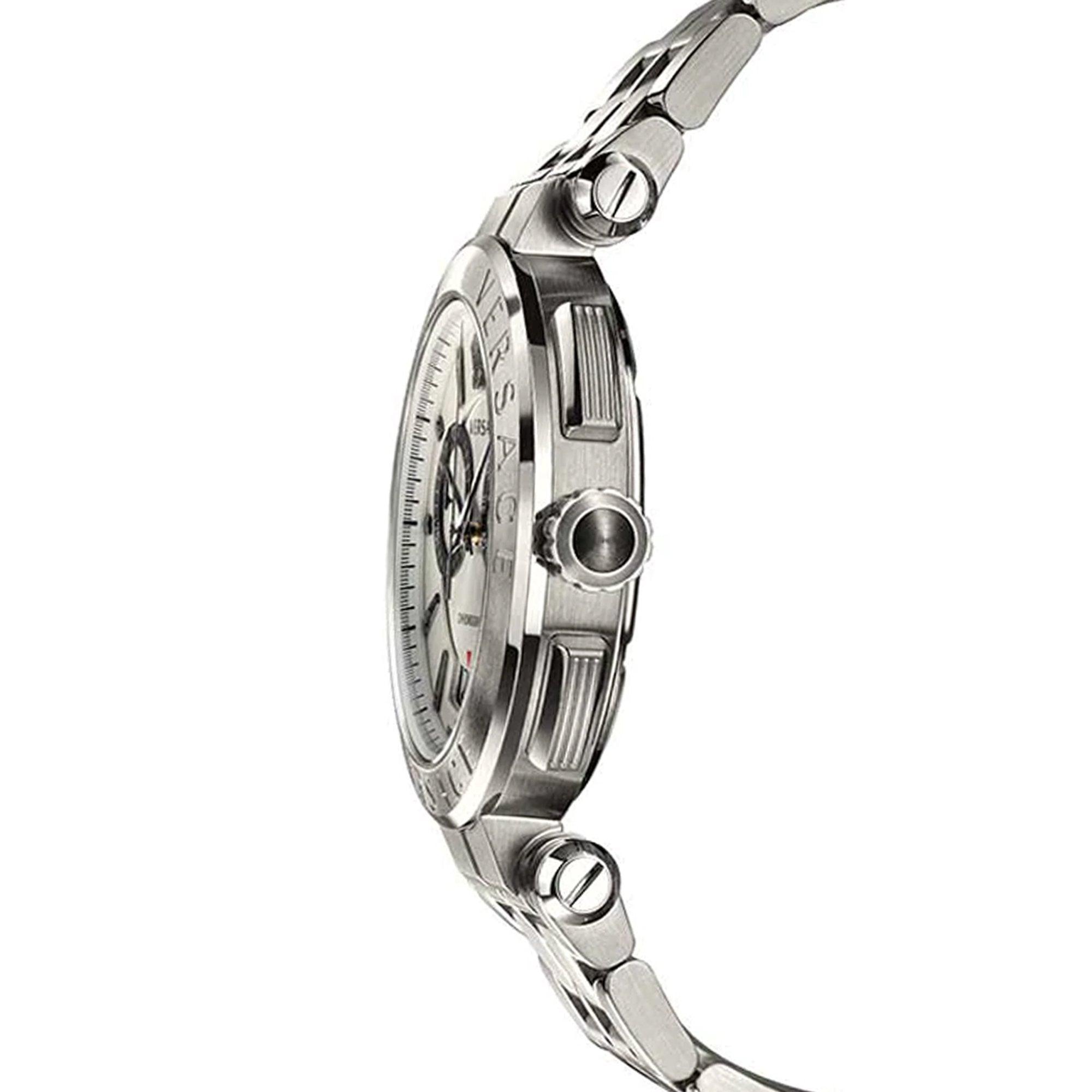 Versace V-Racer Chronograph Silver Men's Watch VBR040017 - Kiwi Watches #2