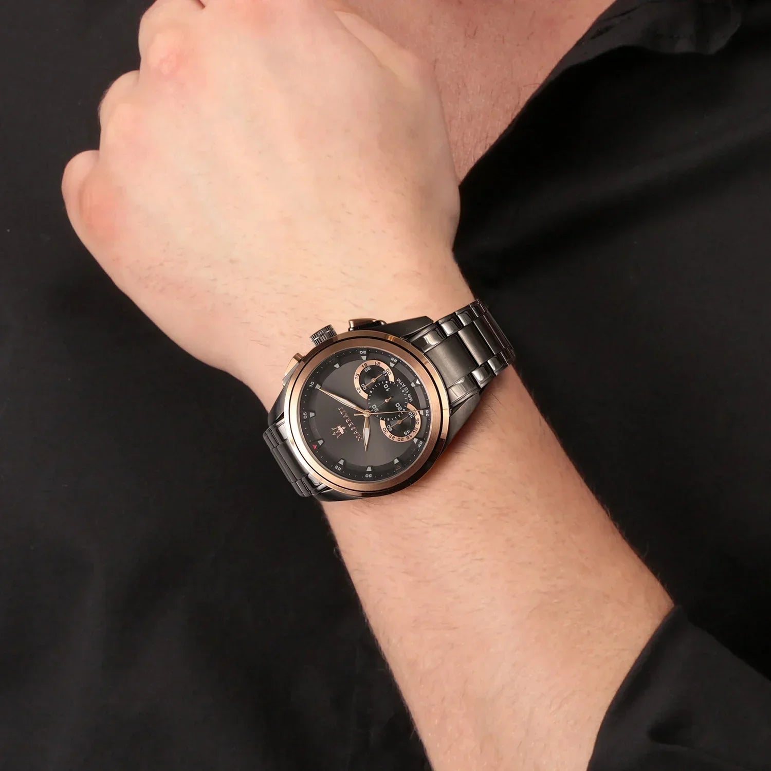 Maserati Analog Black Dial Men's Watch R8873612016