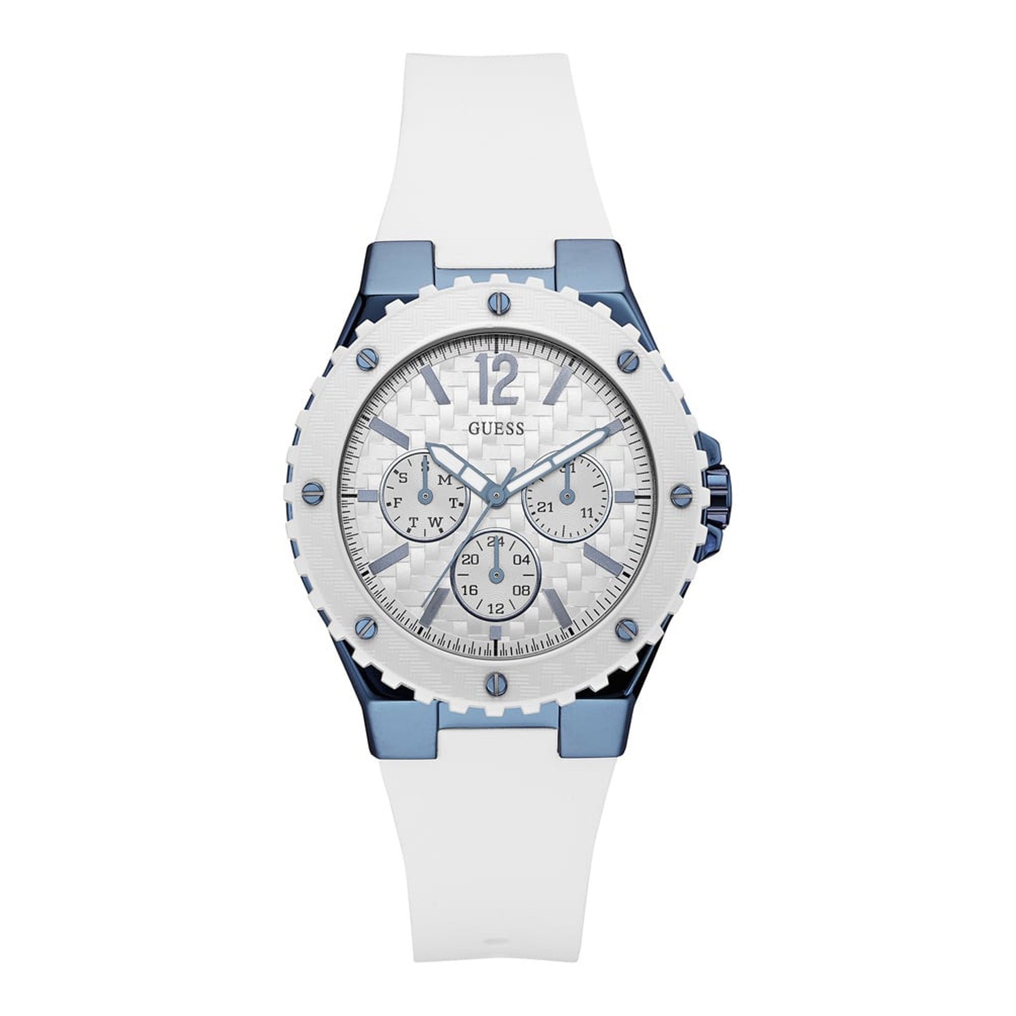 Guess Overdrive Multi-function Display Silicone Strap Women's Watch W0149L6 - Dawson Watches