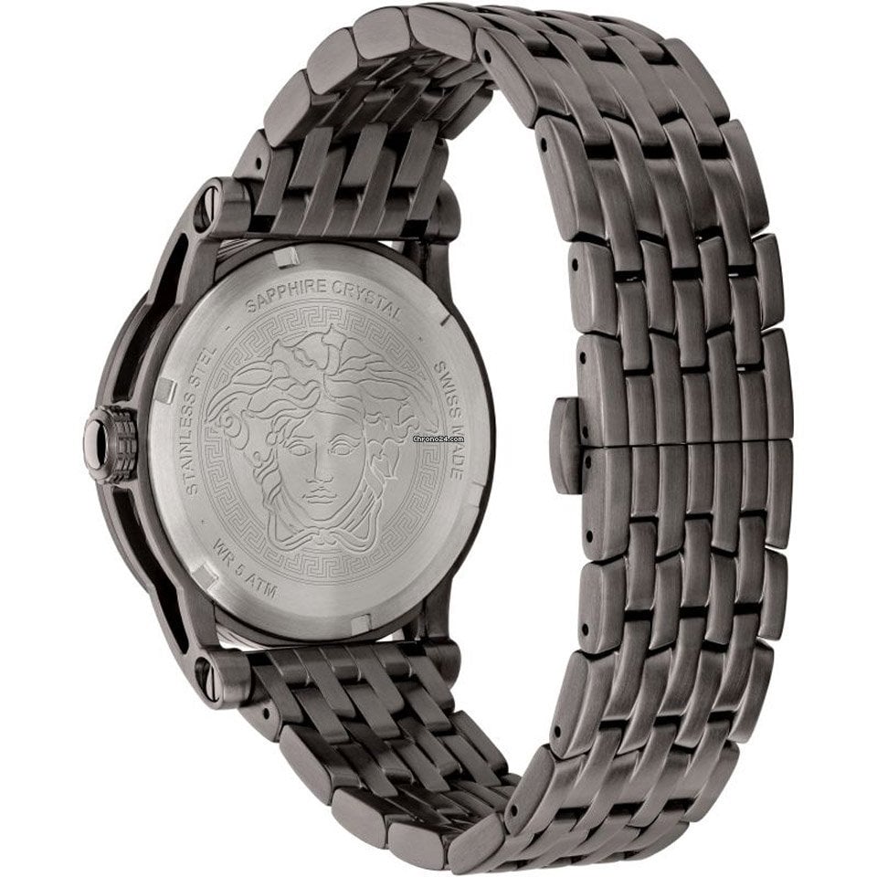 Versace Viamond All Black Men's Watch VEPO00520 - Dawson Watches #3