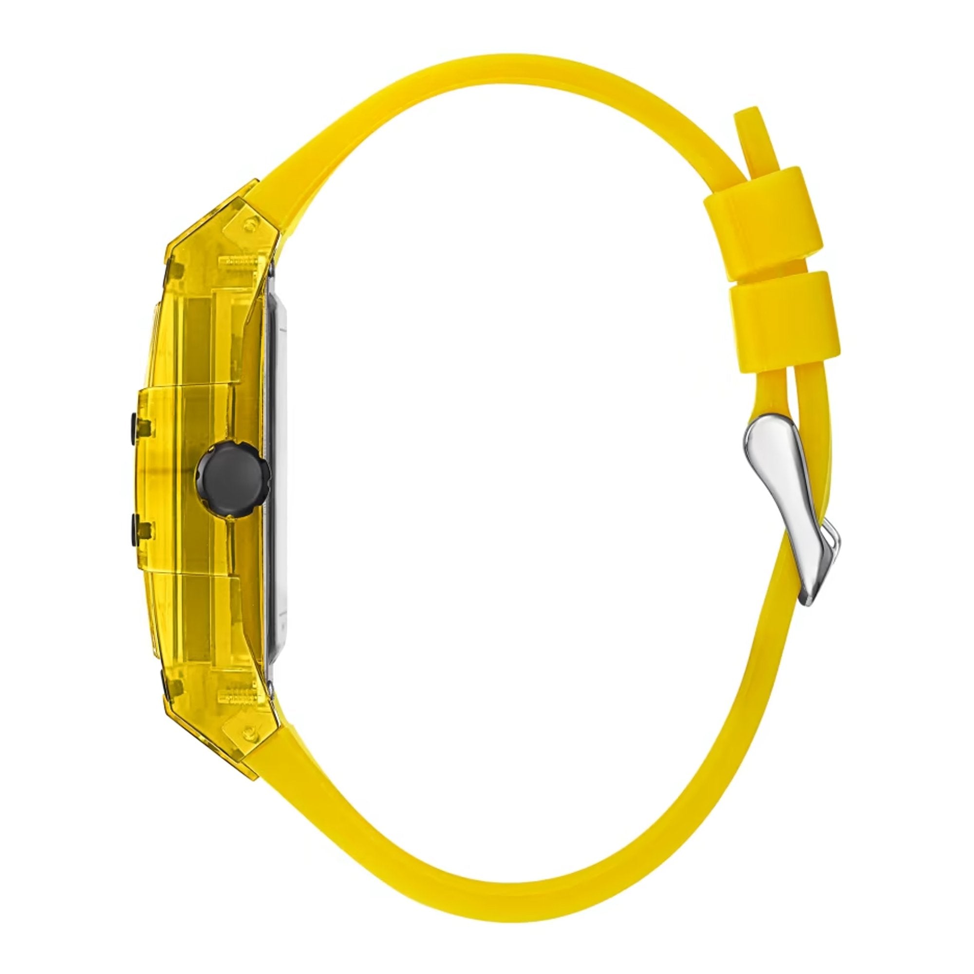 Guess Yellow Silicone Men's Watch GW0203G6