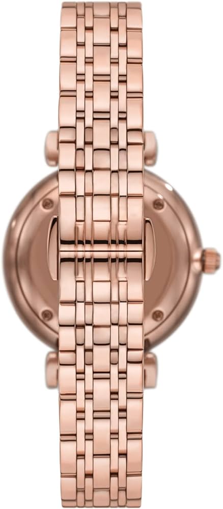 Emporio Armani Gianni T-Bar Rose Gold Women's Watch AR11446 - Dawson Watches #3