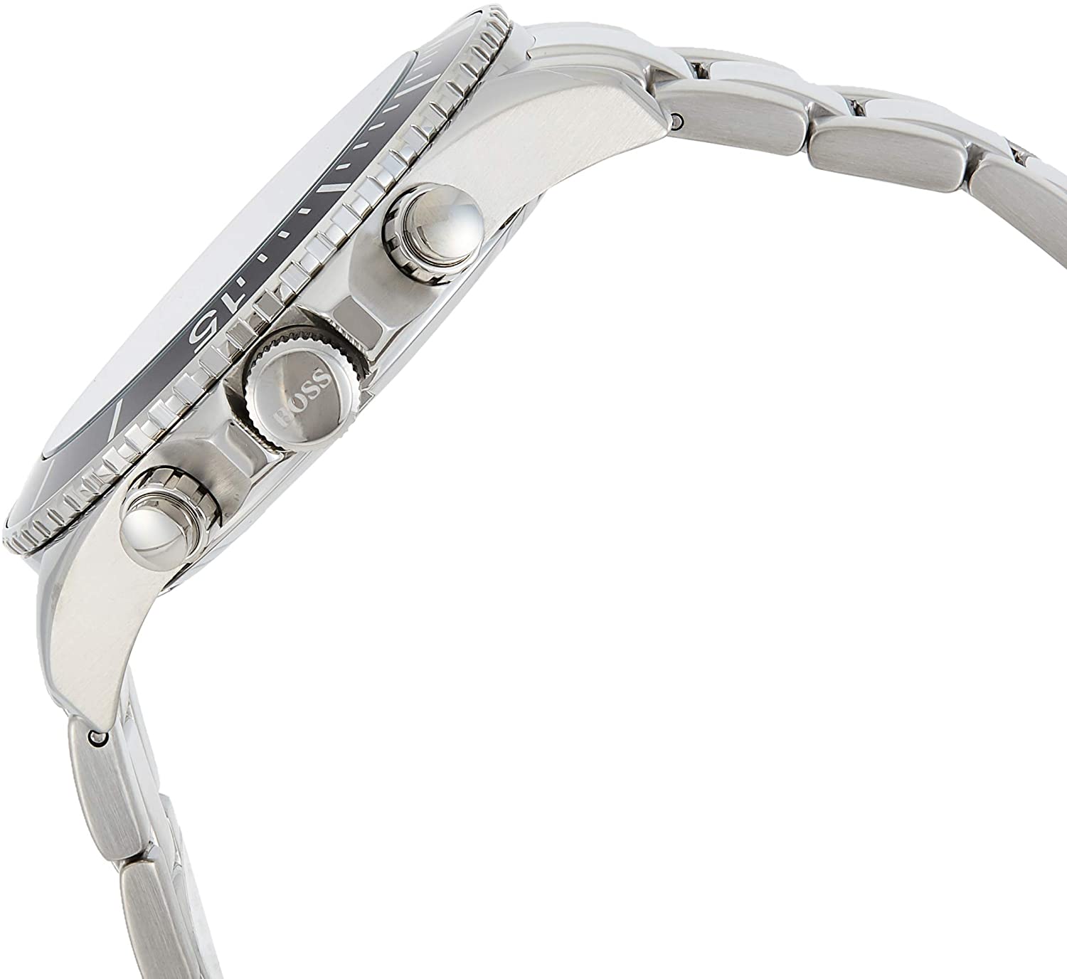 Hugo Boss Mens Chronograph Quartz Watch with Stainless Steel Strap HB1513704 - Dawson Watches #3