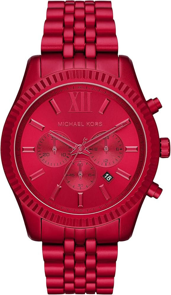 Michael Kors Lexington Chronograph All Red Men's Watch - MK8814