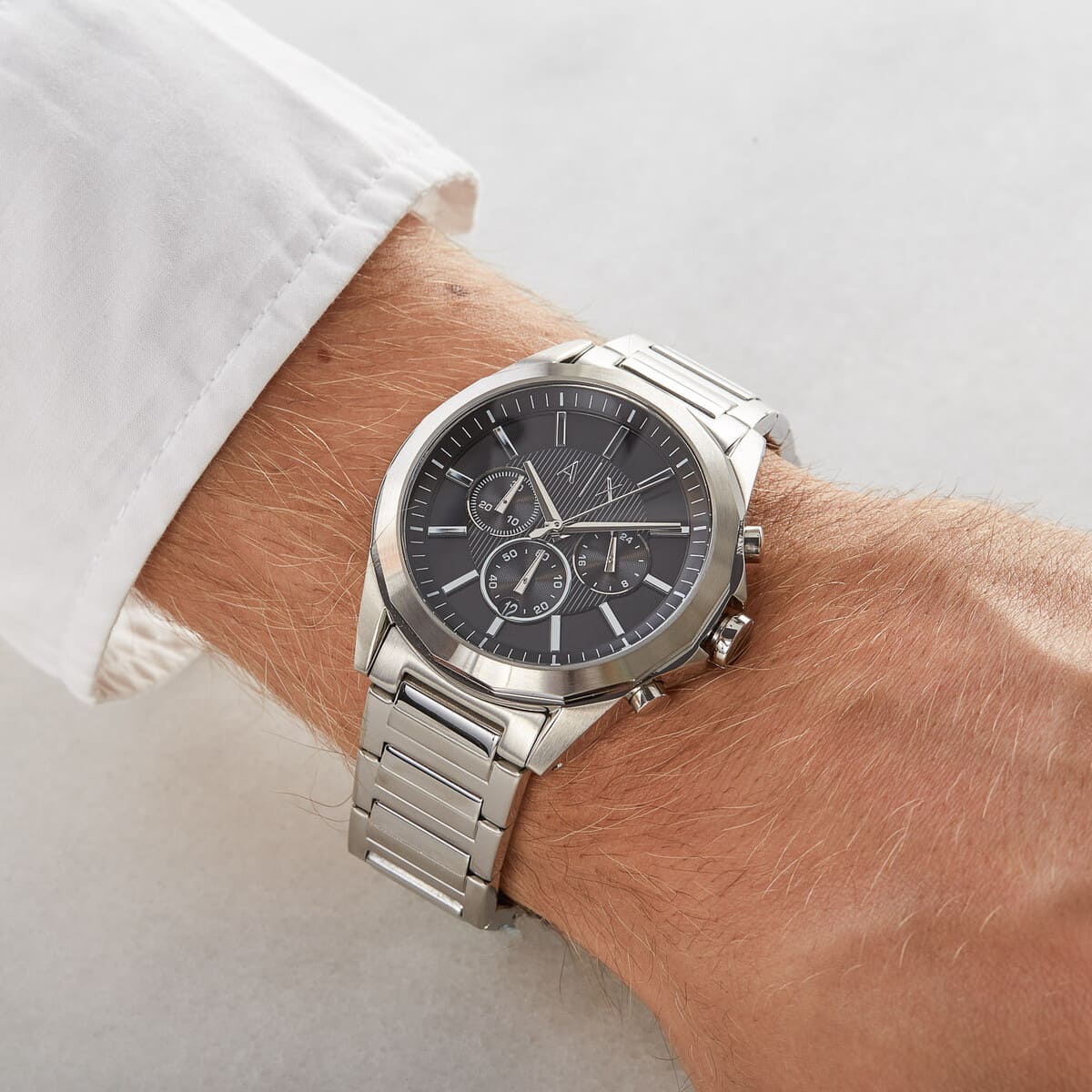 Armani Exchange Drexler Chronograph Grey Men's Watch - AX2603