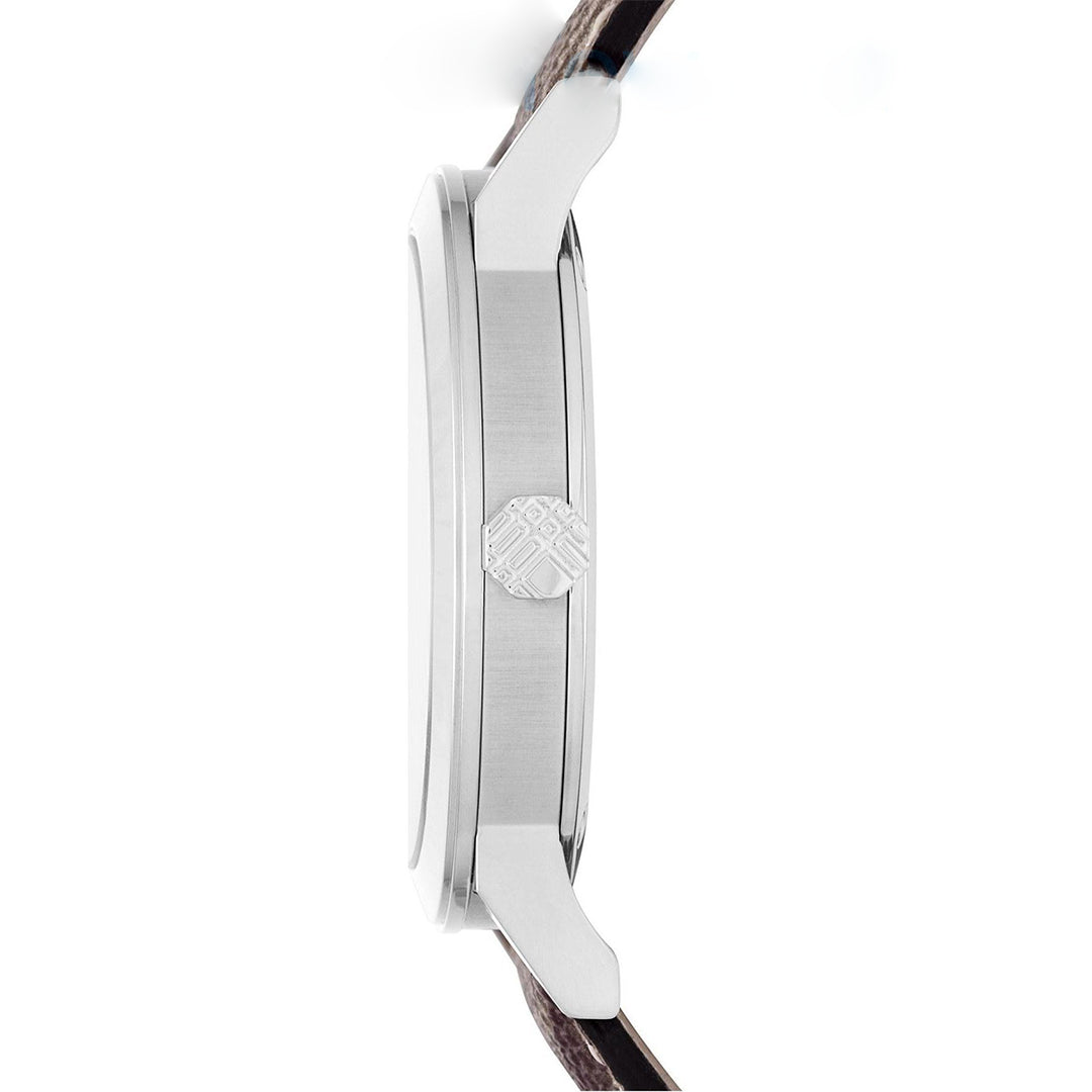 Burberry Brown Dial Brown Chequered Leather Strap Watch For Unisex Unisex Watch BU9029 - Dawson Watches #3
