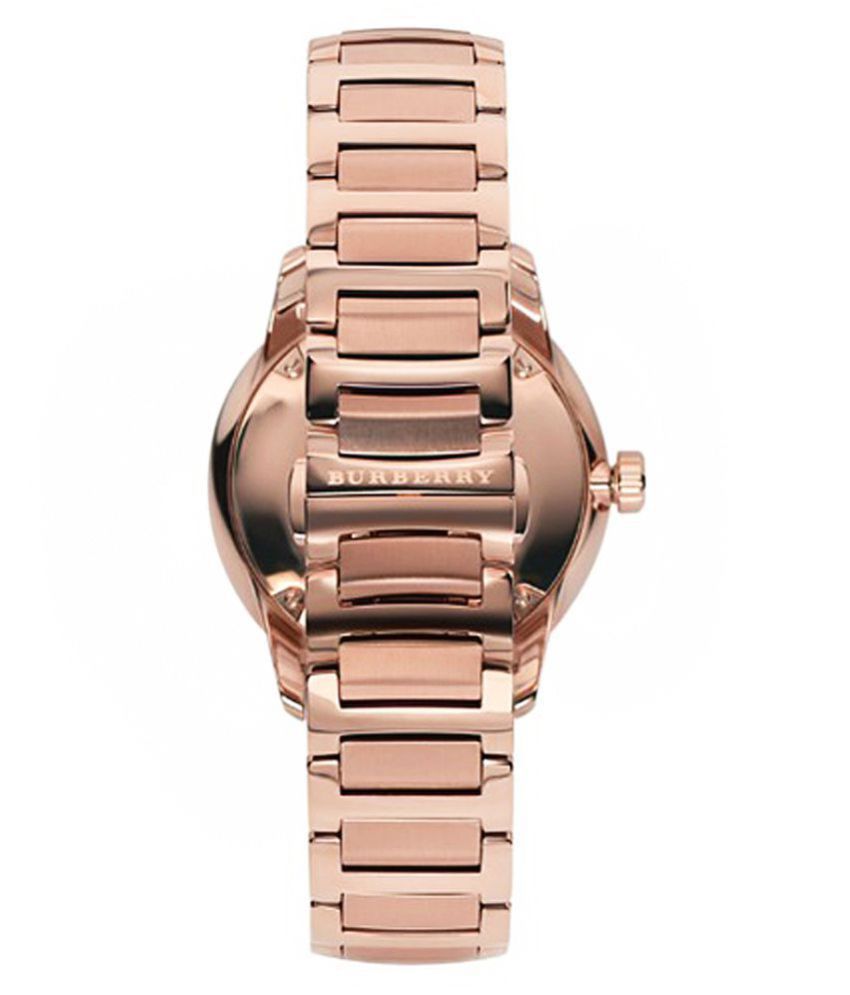 Burberry Men’s Swiss Made Stainless Steel Rose Gold Dial Men's Watch BU10013 - Dawson Watches #3