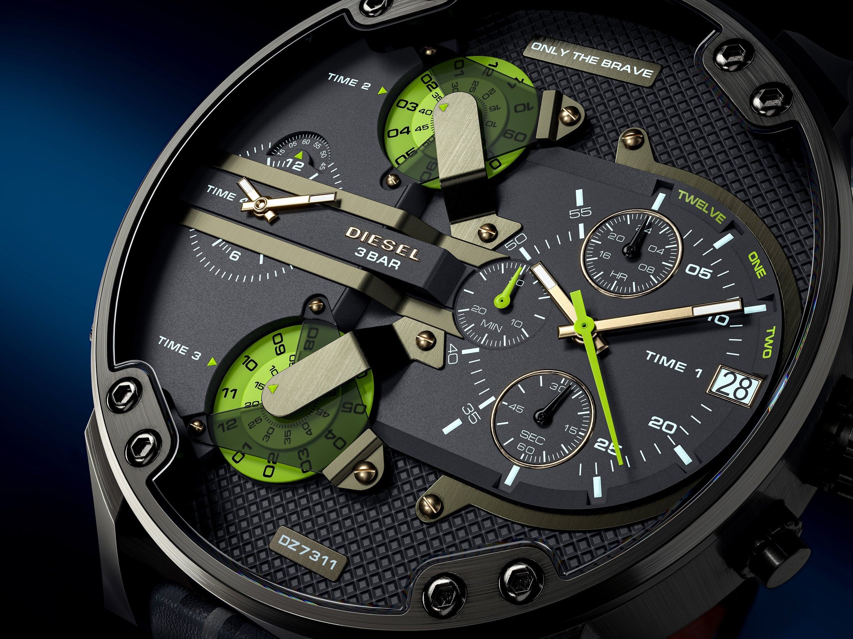 Diesel Big Daddy Camouflage Strap Men's Watch DZ7311