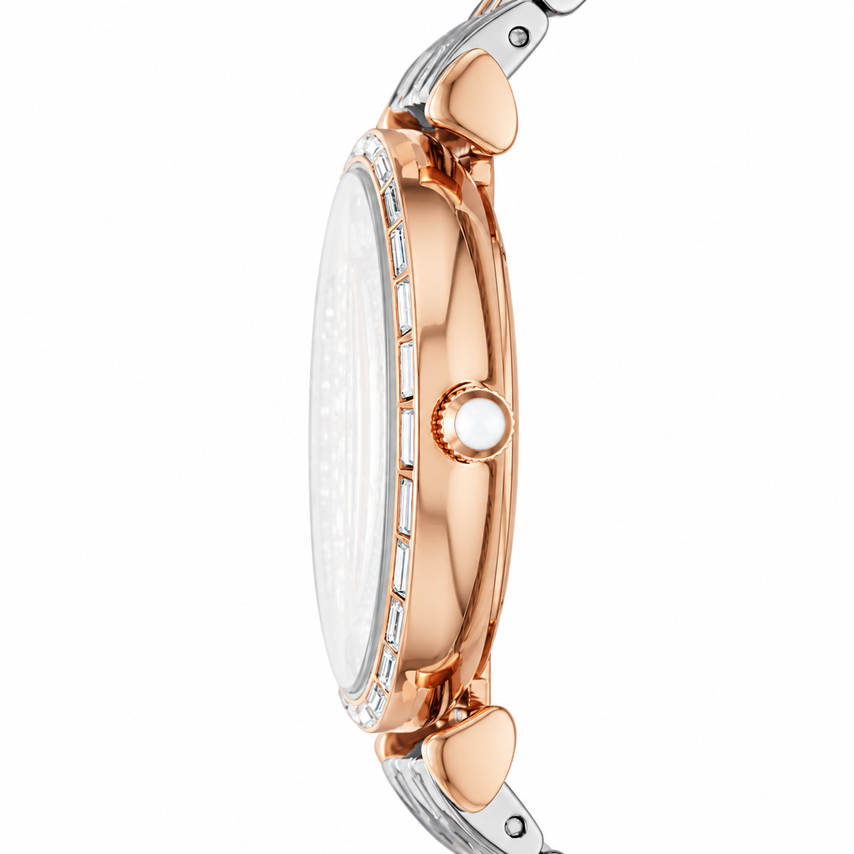 Emporio Armani Gianni T-Bar Quartz Silver Dial Women's Watch - AR11293