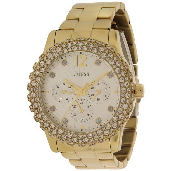 Guess Dazzler Diamond Gold-Tone Ladies Watch W0335L2