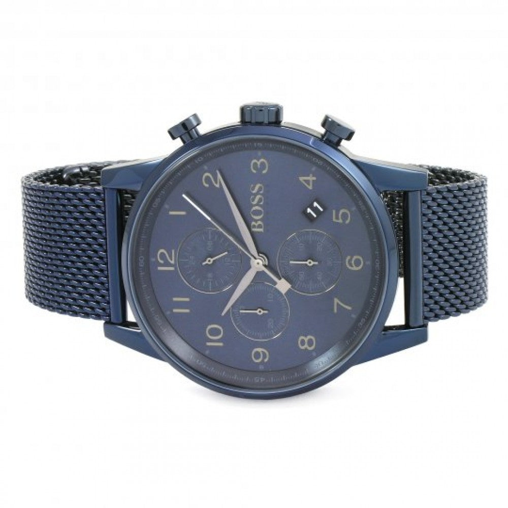 Hugo Boss Navigator GQ Edition Chronograph Men's Watch 1513538 Water resistance: 50 metres Movement: Quartz