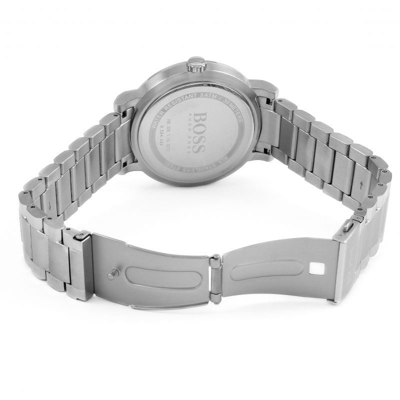 Hugo Boss Oxygen Grey Dial Stainless Steel Men's Watch 1513596 Water resistance: 30 meters Movement: Quartz