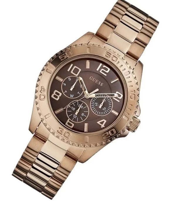 Guess Brown/Rose Gold Colored Steel Men's Watch W0231L8 - Dawson Watches #3