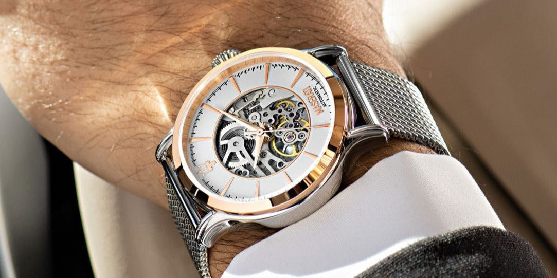 Maserati Epoca Automatic Silver Men's Mesh Watch R8823118001