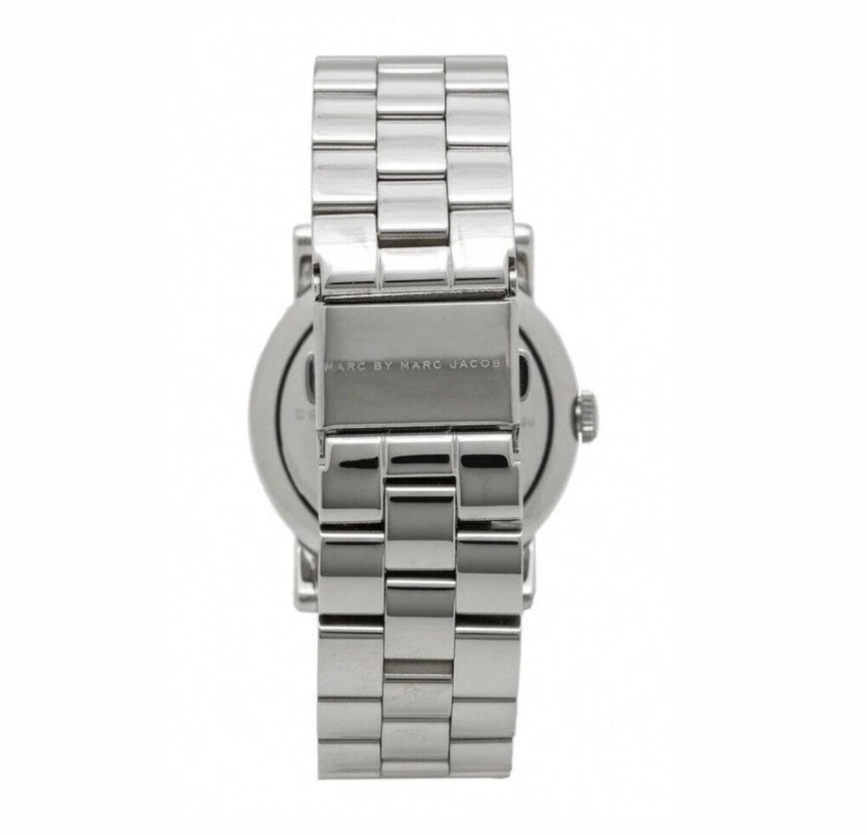 Marc By Marc Jacobs Amy Pink Dial Silver Watch MBM3300