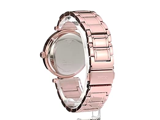 Women's Guess Rose Gold Tone Steel Crystallized Watch U0636L2