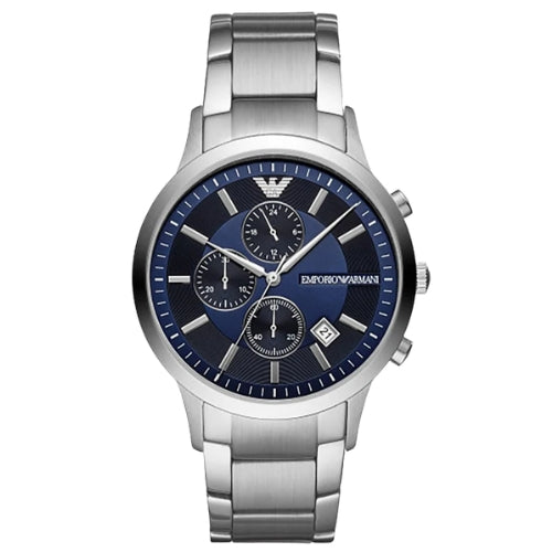 Emporio Armani Renato Chronograph Quartz Blue Dial Men's Watch AR11164