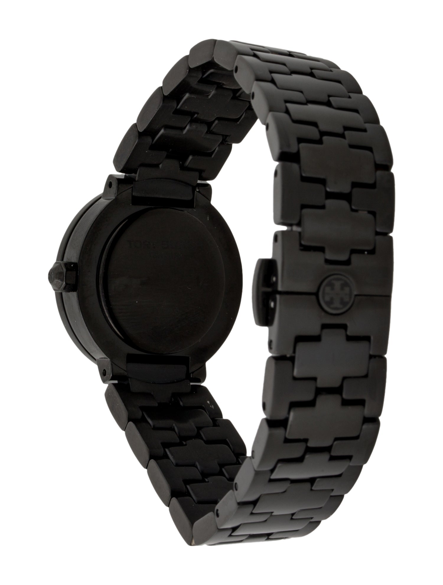 Tory Burch Reva Black Stainless Steel Women's Watch TBW4038