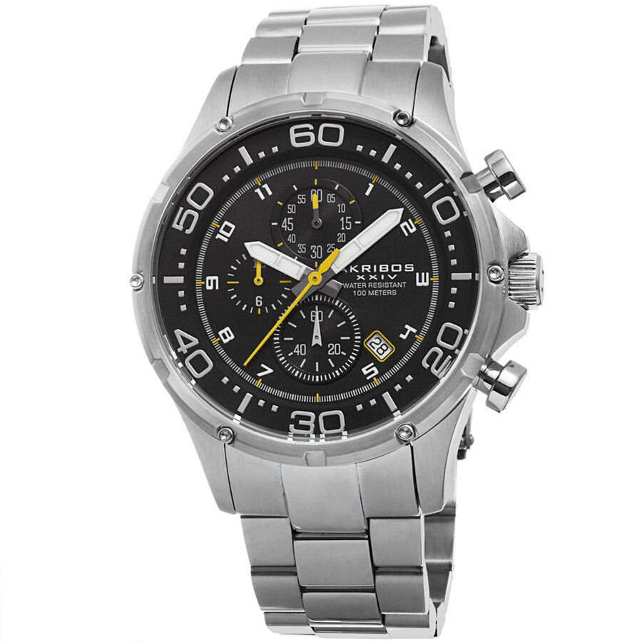 Akribos XXIV Black Men's Watch AK663SSB