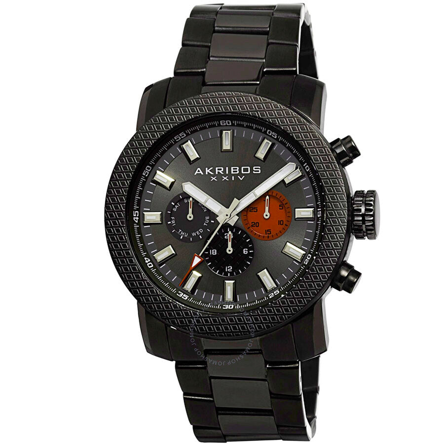 Akribos XXIV Black Men's Watch AK684BK - The Watches Men & Co