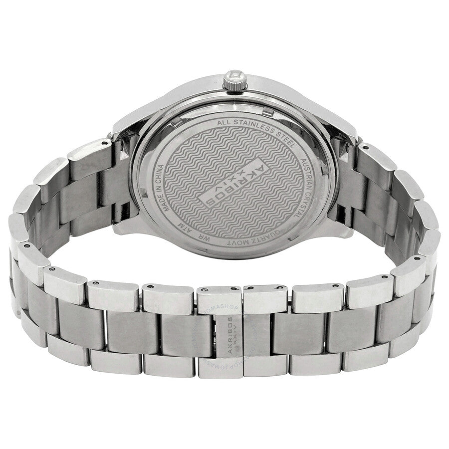 Akribos XXIV Blue Mother of Pearl Dial Ladies Watch AK954SSBU - The Watches Men & Co #3
