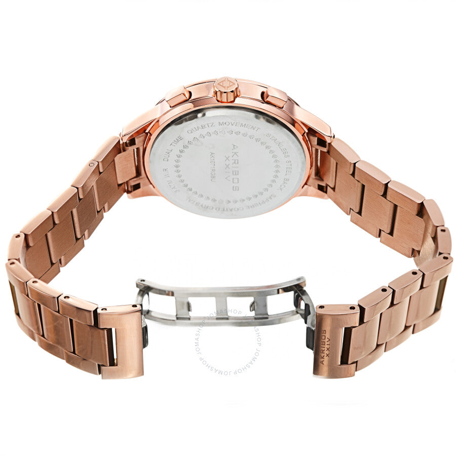 Akribos XXIV Chronograph Blue Dial Men's Watch AK1071RGBU - Dawson Watches #4