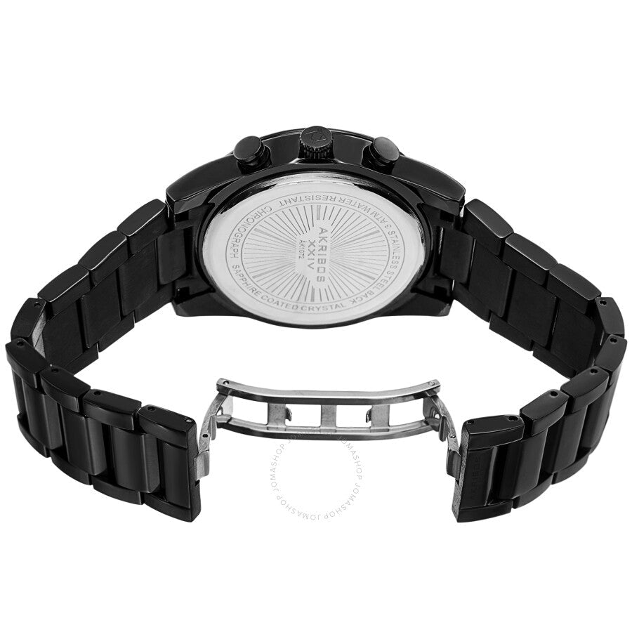 Akribos XXIV Chronograph Quartz Black Dial Men's Watch AK1072BK - Dawson Watches #4