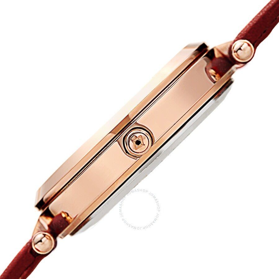 Akribos XXIV Quartz Diamond Red Dial Ladies Watch AK1069BUR - Dawson Watches #3