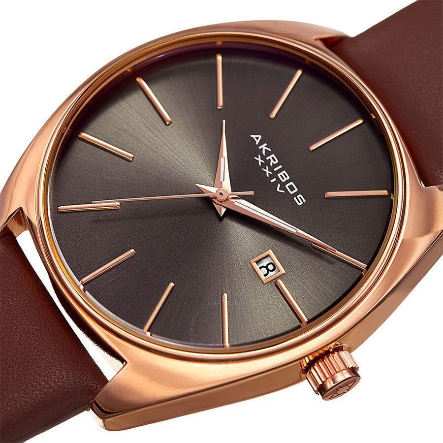 Akribos XXIV Element Quartz Grey Dial Men's Watch P50167 - Dawson Watches #2