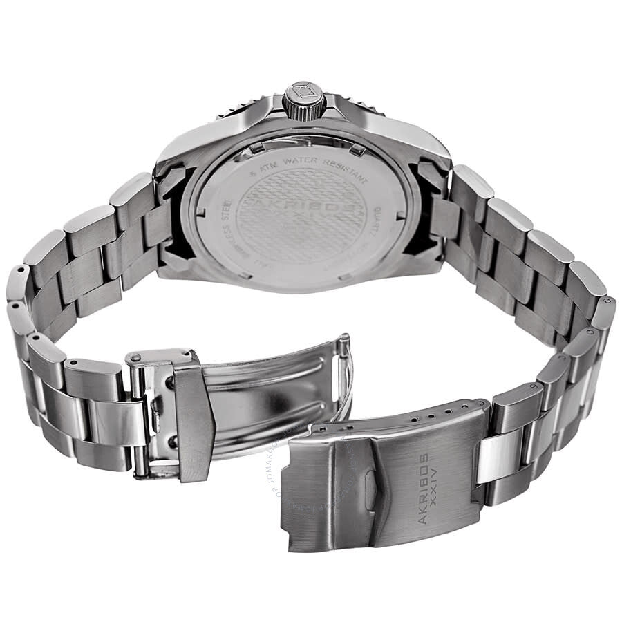 Akribos XXIV Extremis Quartz Blue Dial Men's Watch P50170 - The Watches Men & Co #4