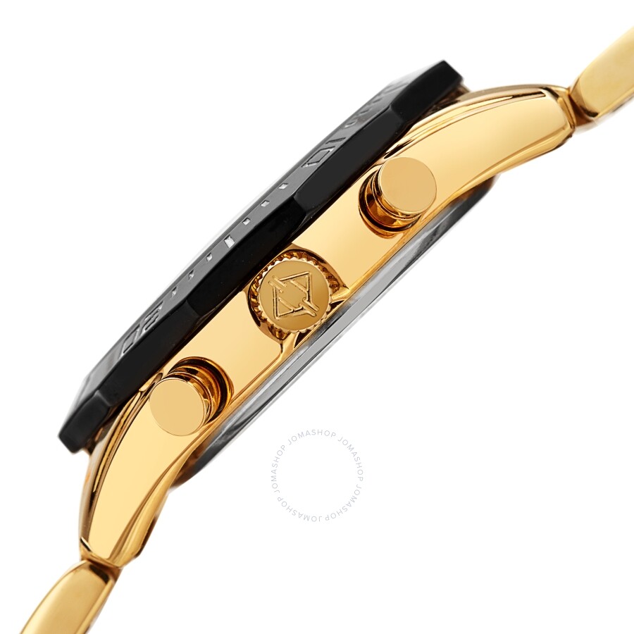 Akribos XXIV Gold Dial Dodecagon Men's Watch AK1054YG - Dawson Watches #3