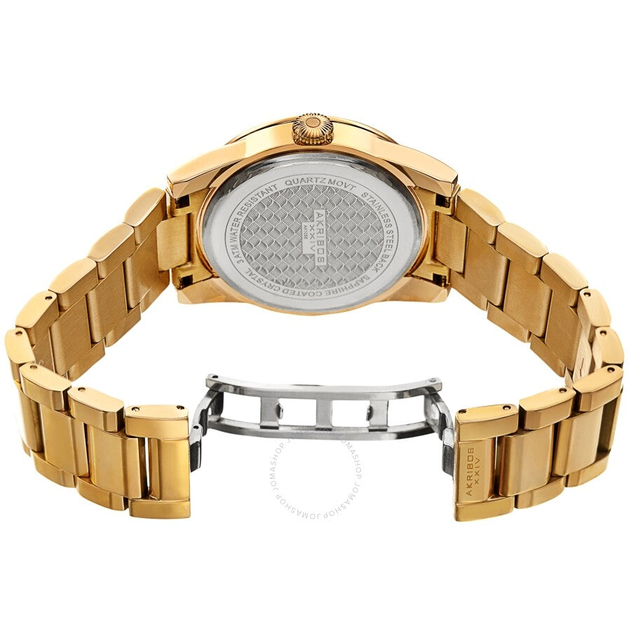 Akribos XXIV Quartz Grey Dial Men's Watch AK1056YGN - Dawson Watches #4