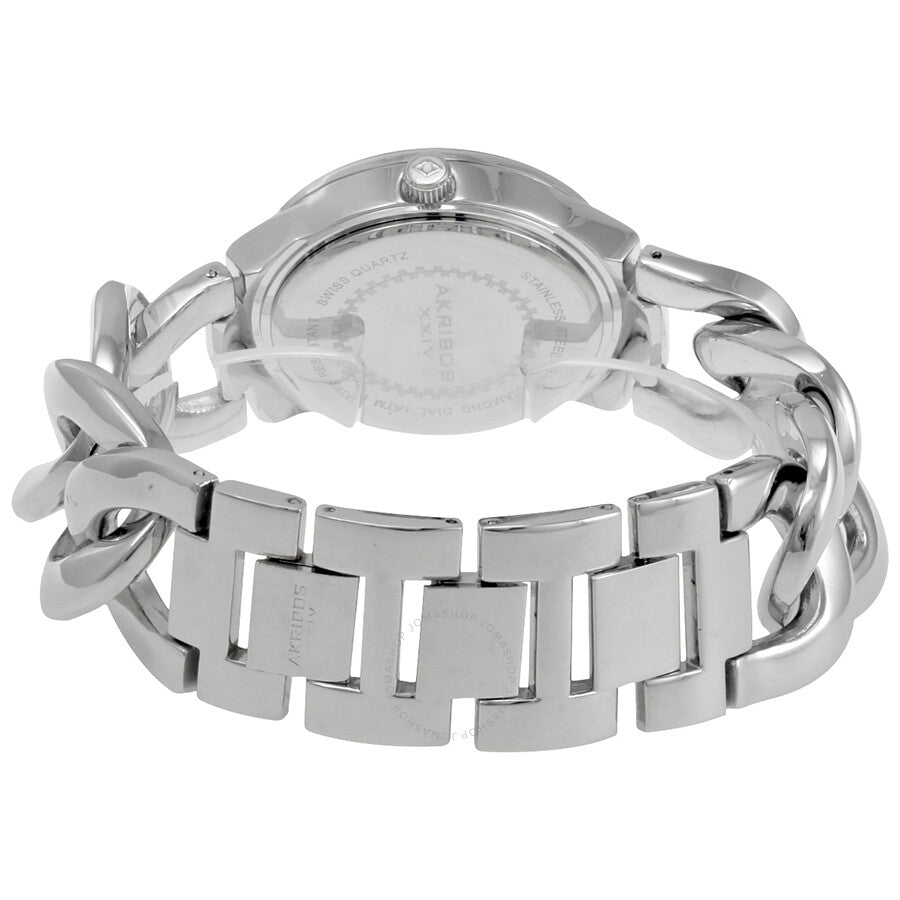 Akribos XXIV Purple Dial Silver-tone Base Metal Ladies Watch AK759SSPU - Dawson Watches #3