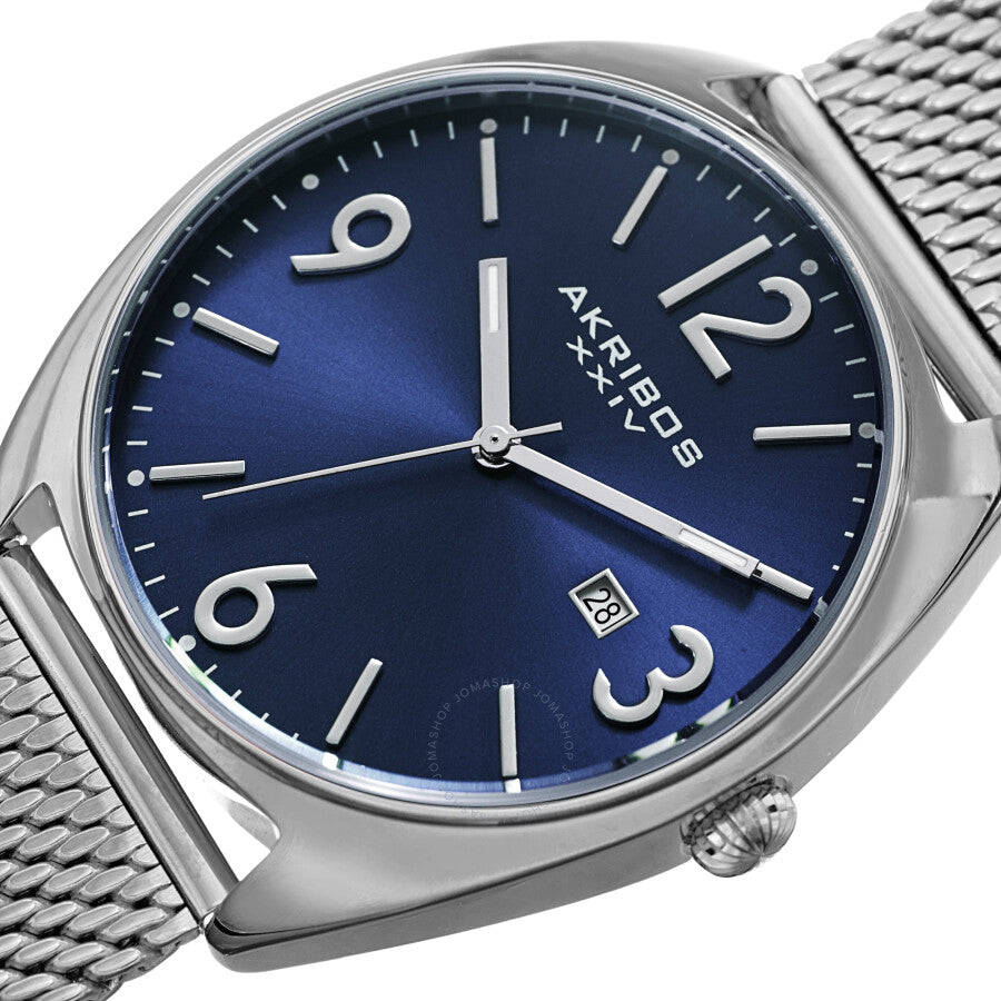 Akribos XXIV Quartz Blue Dial Men's Watch AK1026BU - Dawson Watches #2