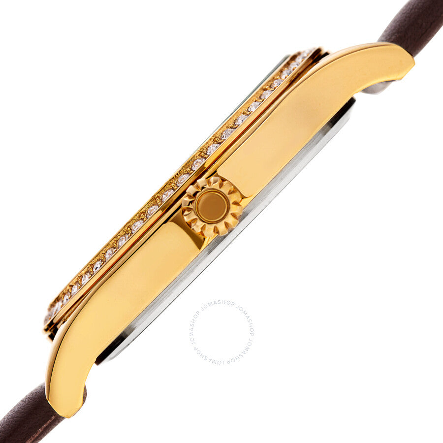 Akribos XXIV Quartz Diamond Brown Dial Ladies Watch AK1011BR - Dawson Watches #3