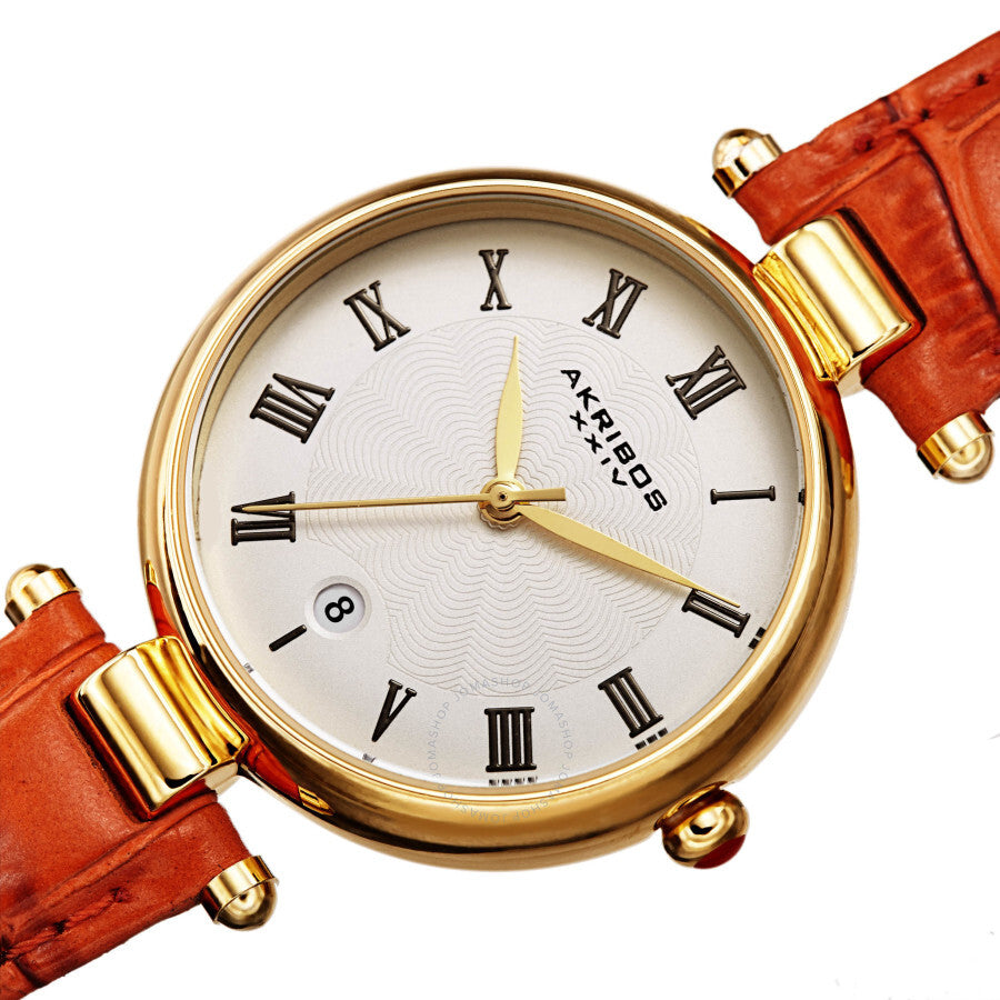 Akribos XXIV Quartz White Dial Ladies Watch AK1070OR - Dawson Watches #2